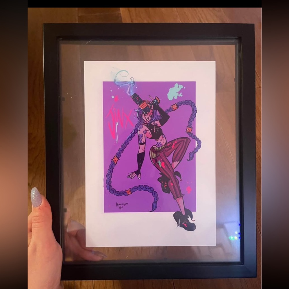 Arcane Jinx Pin up Style Framed Print